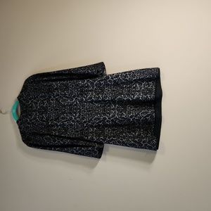 Loft Black and Gray dress